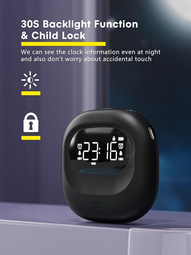 ROCAM Vibrating Alarm Clock Bed Shaker, Rechargeable 3000mAh Battery - Image 9