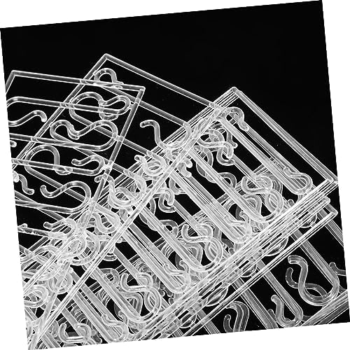 KOMBIUDA 100pcs Xmas Ball Hooks Transparent Type Christmas Tree Ornament Hangers for Easy Decorating for Wreaths Garlands and Holiday Parties - Image 7
