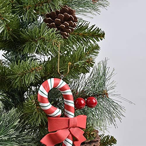 Ornament Hooks Hangers S-Shaped Metal Wire Ornament Hooks for Christmas Tree Decoration Hanging (Gold, 120), 1.49 inch (JH-00095G(120)) - Image 5