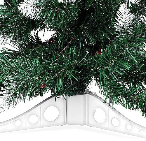 Toddmomy Christmas Tree Stand White Plastic Christmas Tree Stand Plastic Legs Replacement Artificial - Image 4