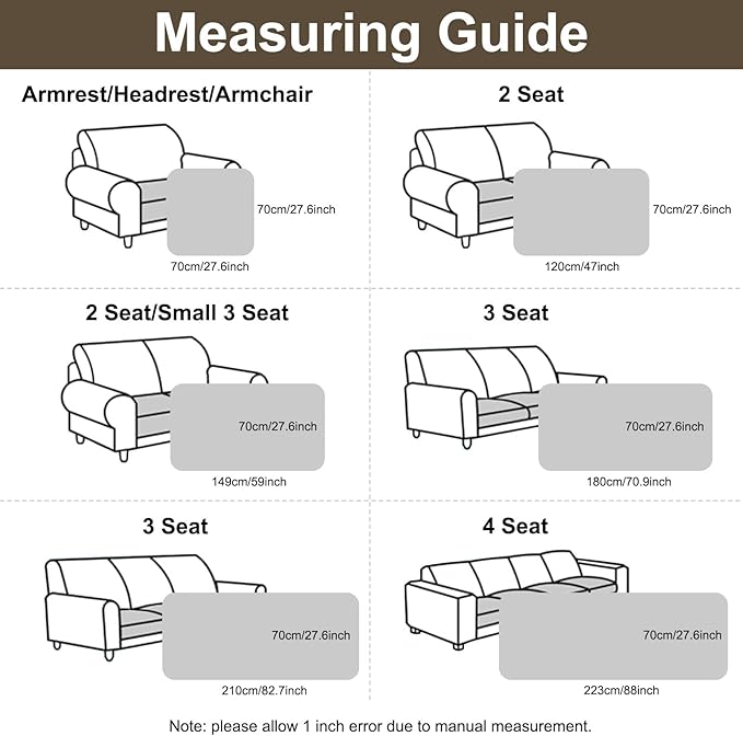 Smiry Non Slip Couch Covers for Dogs, Fuzzy Pet Couch Covers for 3 Cushion Sofa Pet Friendly, Soft Sofa Slipcovers Cushion Furniture Protector Washable (Khaki, 27.6" x 88")
