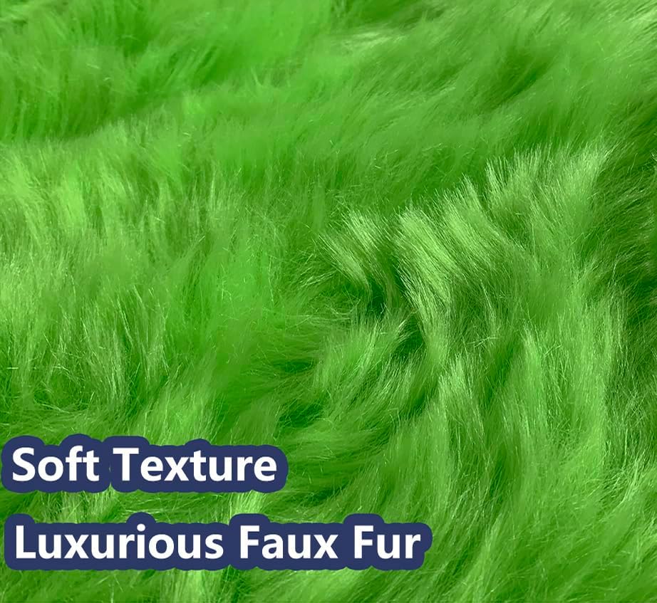 72 Inch Green Christmas Tree Skirt Plush Decoration for Merry Christmas Party - Faux Fur Christmas Tree Skirt Decorations - Image 3