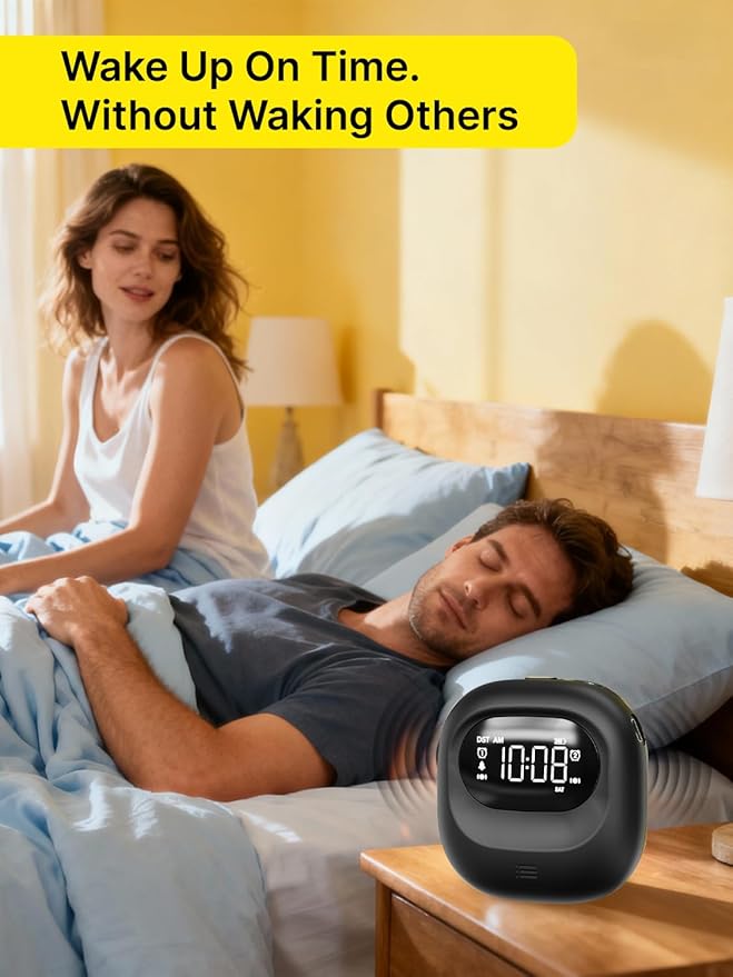 ROCAM Vibrating Alarm Clock Bed Shaker, Rechargeable 3000mAh Battery - Image 3