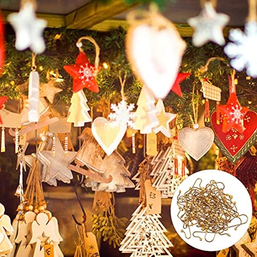 40pcs Hook up S Shaped Ornament Hangers Hook Christmas Hooks for Hanging S Shaped Decoration Hooks Mini Christmas Ornament Hangers Bauble Hooks String Lights Iron Ordinary - Image 5