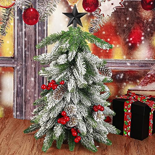 Hanaive Christmas Tree Topper Mini Star Small, Black, 2.36 Inch, Plated - Image 3