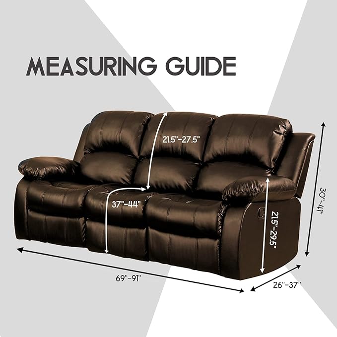 ULTICOR Velvet 8-Pieces Recliner Sofa Covers Stretch Reclining Couch Covers for 3 Cushion Reclining Sofa Slipcovers Furniture Covers Thick Soft Washable (3 Seater Recliner Cover, Black)