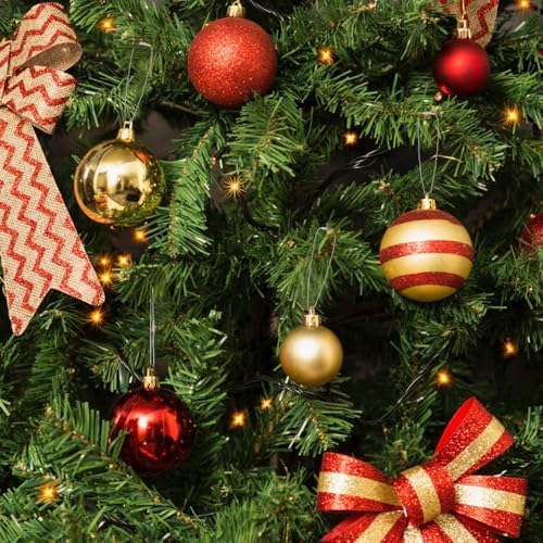 Christmas Ornament Hangers String, 100 Pcs PreCut Ornament Hook for Christmas Trees, Ornament String Silver, Safe Ornament Ribbon Hangers for Xmas Holiday Party Hanging Decorations with Snap Fastener - Image 5