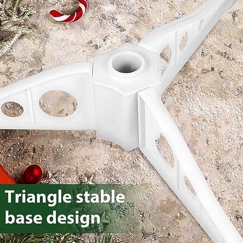 Toddmomy Christmas Tree Stand White Plastic Christmas Tree Stand Plastic Legs Replacement Artificial - Image 6