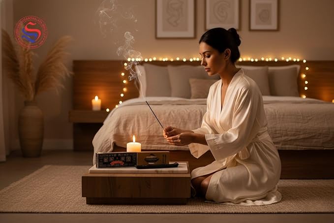 Satya Smudge Incense Stick ?€? Hand-Rolled Indian Masala Incense for Meditation, Yoga & Spiritual Cleansing Pack of 6 (Smudge Superhit)