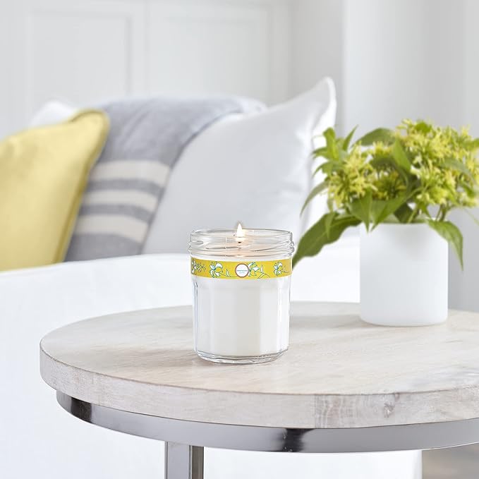 MRS. MEYER'S CLEAN DAY Soy Aromatherapy Candle,35 Hour Burn Time,Made with Soy Wax and Essential Oils,Honeysuckle,7.2 Oz,(Pack of 6)