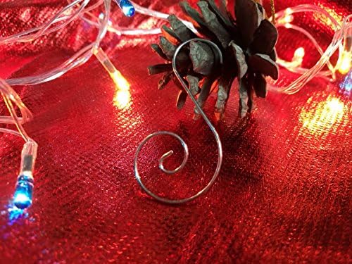Christmas Ornaments Hooks Christmas Tree Hanger Great for Christmastree Decoration - 120 / Silver - Image 4