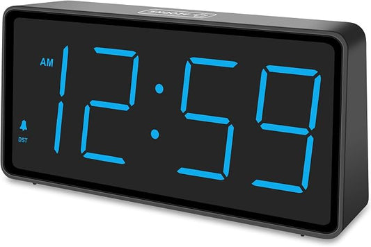 Peakeep Battery Operated Digital Alarm Clock for Bedrooms Big Numbers by PEAKEEP