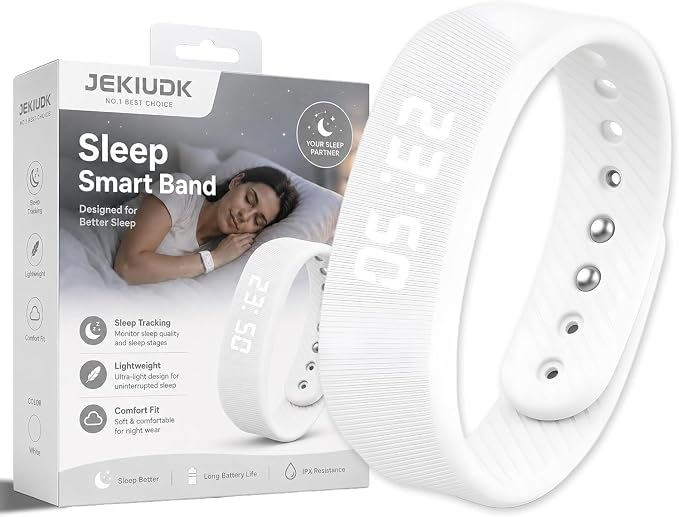 Vibrating Alarm Wristband Clock Smart Watch Bracelets for Mens Digital Heavy Sleepers Fit Wrist Womens Tracker Vibro Vibration Silent Small Distance Teens Shock Despertador Band Alert by Unknown