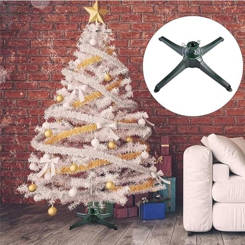 Heavy Duty Rotating Christmas Tree Stand - 360° Base for Artificial Trees Up to 9.8 Feet (3M) Tall - Sturdy & Easy to Use, Perfect for Holiday Decor - Image 3