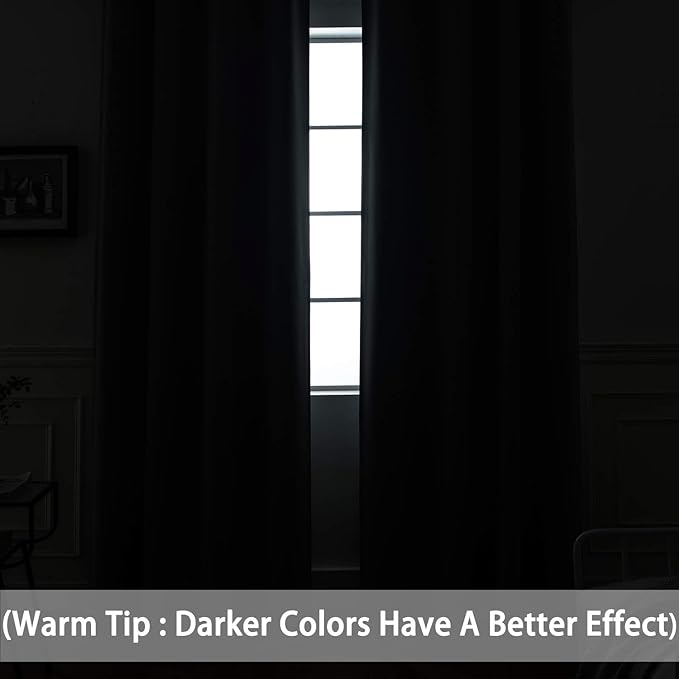 Yakamok Extra Wide Blackout Curtain for Sliding Glass Door, Grommet Thermal Insulated Room Divider Curtain 100W x 84L inch, Room Darkening Patio Curtain,8.3ft Wide x 7ft Tall, 1 Panel,Burgundy Red