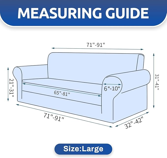 XINEAGE 2026 New 1 Piece Couch Covers for 3 Cushion Couch (79"-91") Stretch Sofa Cover Slipcover Pet Friendly Soft Washable Furniture Protector with Elastic Bottom for Kids,Dog (Sofa, Wine Red)