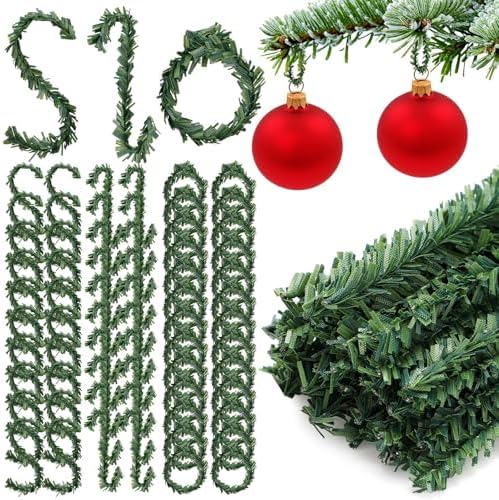 Jutom 100 Pcs Christmas Pine Ornament Hooks, 4" Long, 0.28" Diameter by Jutom