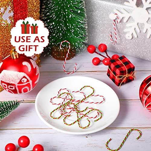 Peryiter 48 Pcs Christmas Ornament Hooks S Shaped Candy Cane Hangers Xmas - Image 7