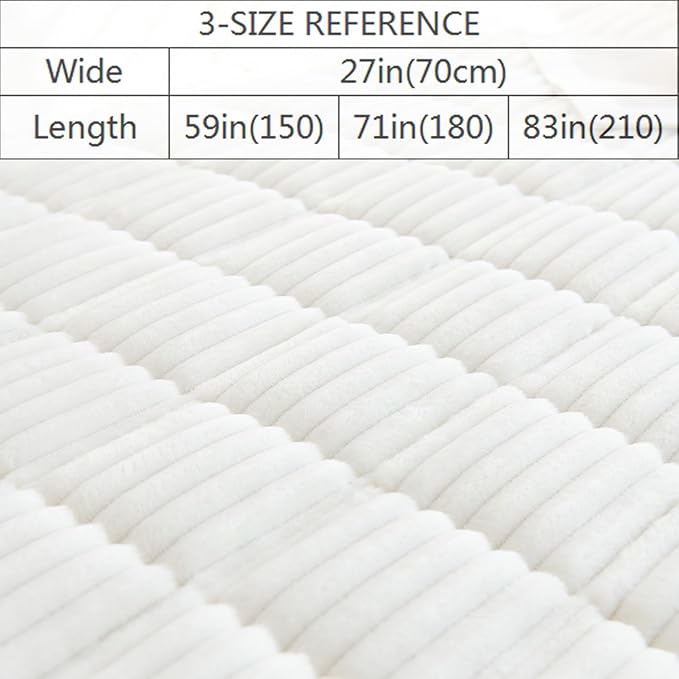 Gumfolk Pet Couch Covers for Sofa Slipcovers Couch Protector for Dogs Washable Cushion Cover, Sofa Pad Blanket Furniture, White, 27in*83in