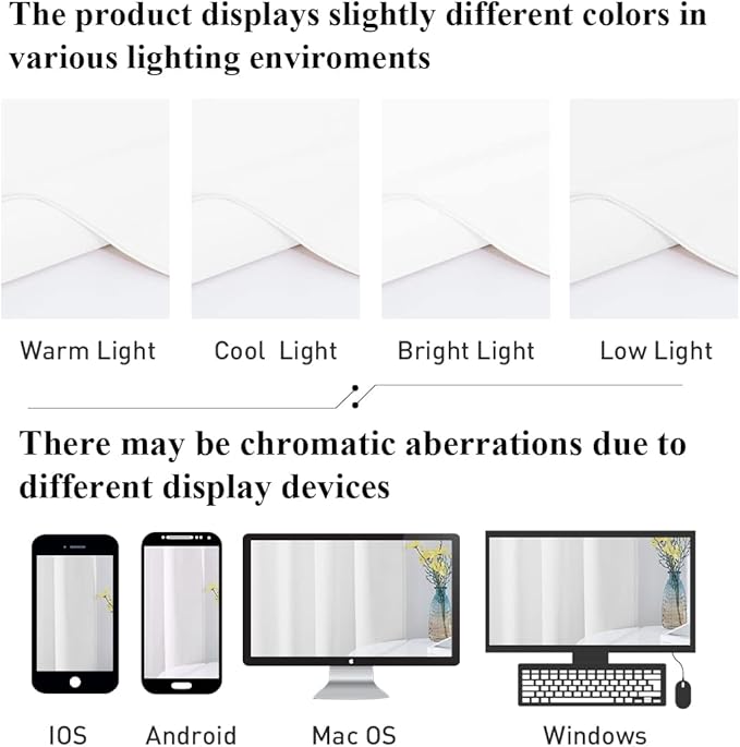 StangH Bleach White Velvet Drapes 108 inches Long, Grommet Living Room Privacy Light Dimming Sliding Door Covering Wedding Party Baby Shower Backdrops, W52 x L108, 2 Panels