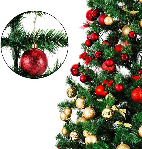 Tatuo 201 Pieces Christmas Ornament Hooks Ornament Hangers Xmas Metal Wire Hooks with Storage Box for Christmas Tree Decoration (Silver) - Image 4