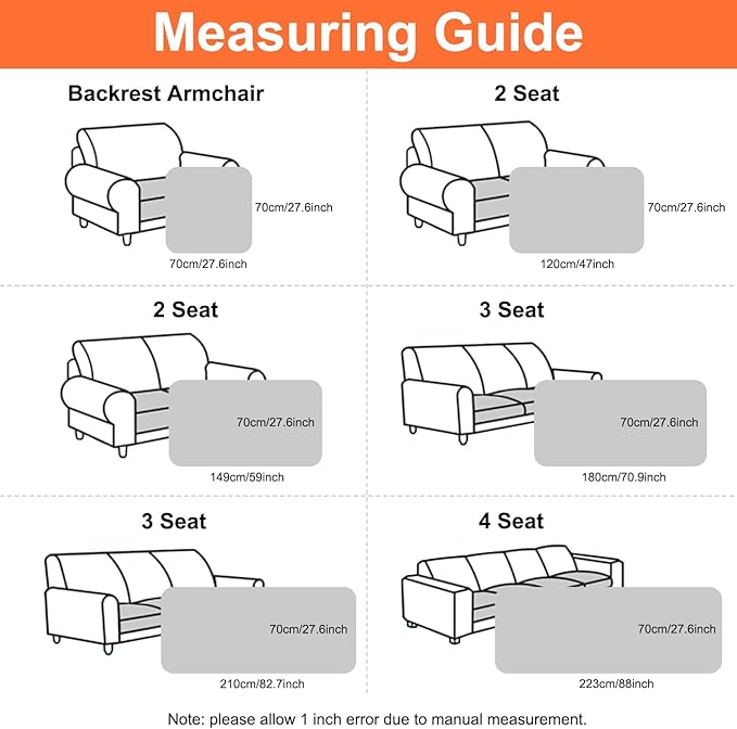 Smiry Couch Cover for Dogs Washable, Non Slip Fuzzy Pet Couch Covers for 3 Cushion Sofa Pet Friendly, Thick Soft Sofa Slipcovers Cushion Protector (Khaki, 27.6" x 27.6")