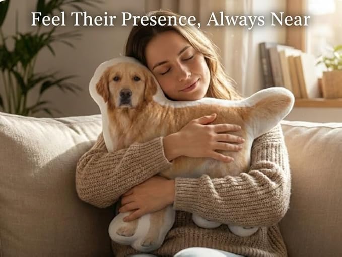 Picture Pillow Custom Pet Pillow Dog Pillows Gift, 1 Count (Pack of 1)
