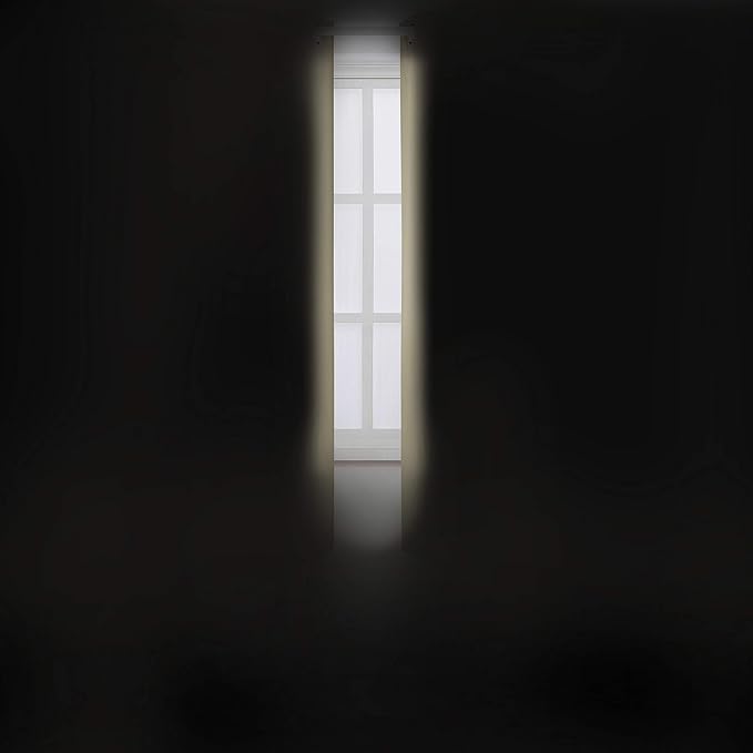 LEMOMO Beige Blackout Curtains 34 x 54 Inch Length/Set of 2 Curtain Panels/Thermal Insulated Room Darkening Blackout Curtains for Bedroom