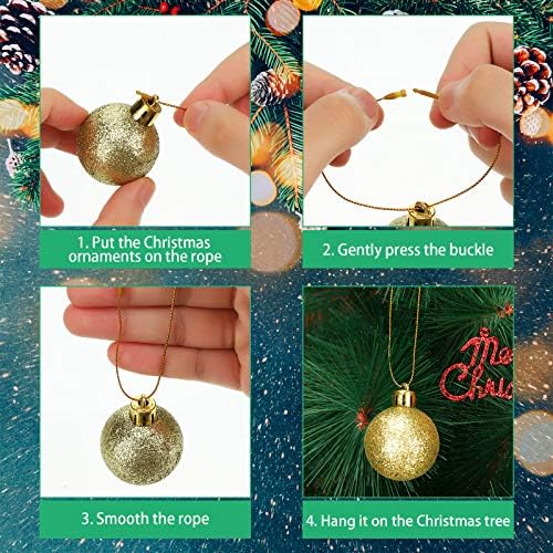 Nuanchu 300 Pcs Christmas Ornament Hangers, Gold - Image 3