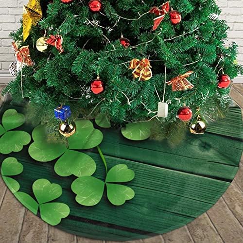 St Patrick's Day Tree Skirts Xmas Ornaments, Festival Tree Mat for Christmas Party Holiday All Occasions 48" - Image 6