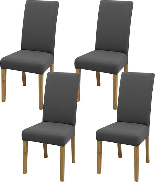BIETYONE Chair Covers,Dining Room Chair Covers Set of 4,Stretch Kitchen Chair Cover,Washable Dining Chair Cover,Parsons Chair Slipcovers Protective,for Home,Restaurant,Banquet