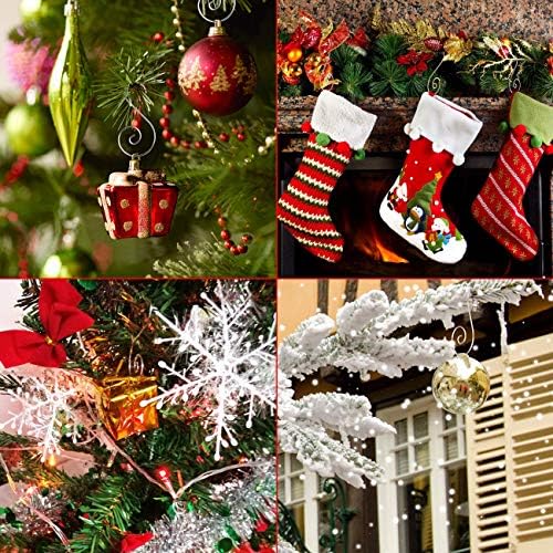 200PCS Christmas Ornament Hooks Christmas Tree Ornament Hanger - Image 2
