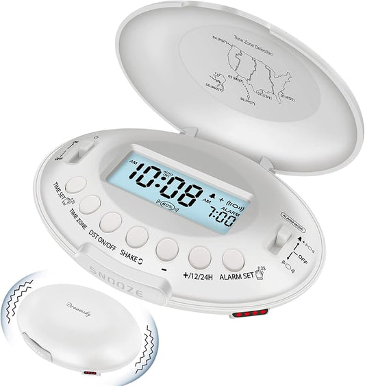 DreamSky Vibrating Alarm Clock for Heavy Sleepers Adults Under Pillow by DreamSky