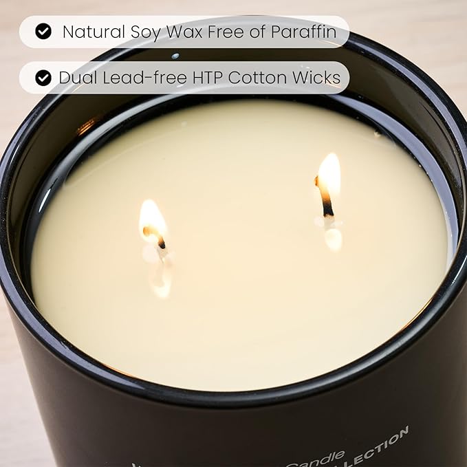 M&SENSE Natural Soy Large Candle| Puffy-Cloud Dream | 16.6 oz, 95H Burn | Mini Spring Scented Candles for Relaxation, Valentines Day Gift, Home Décor | for Bedroom, Office, Party