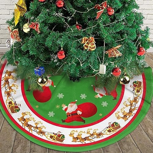 Christmas Tree Skirt Christmas Tree Ornaments Tree Skirt for Christmas Decoration 36" - Image 3