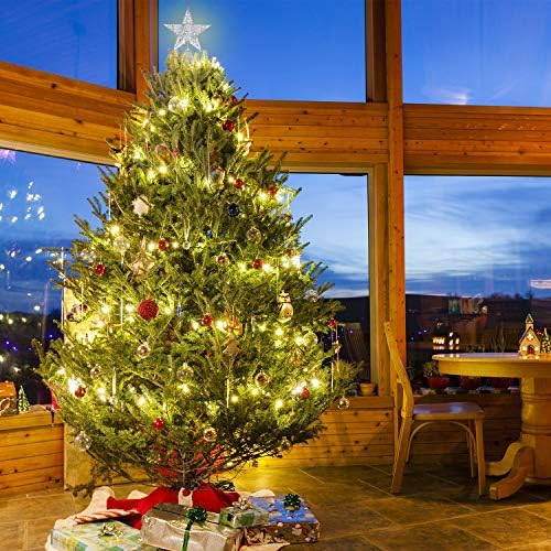 Blulu Christmas Star Tree Topper Small Christmas Treetop - Image 6
