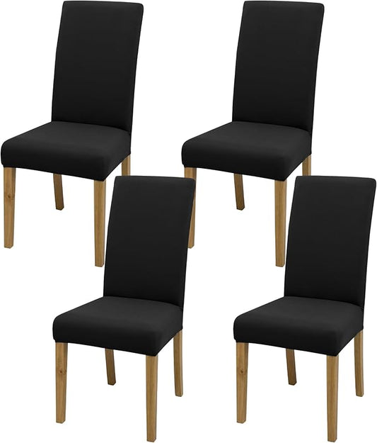 BIETYONE Chair Covers,Dining Room Chair Covers Set of 4,Stretch Kitchen Chair Cover,Washable Dining Chair Cover,Parsons Chair Slipcovers Protective,for Home,Restaurant,Banquet