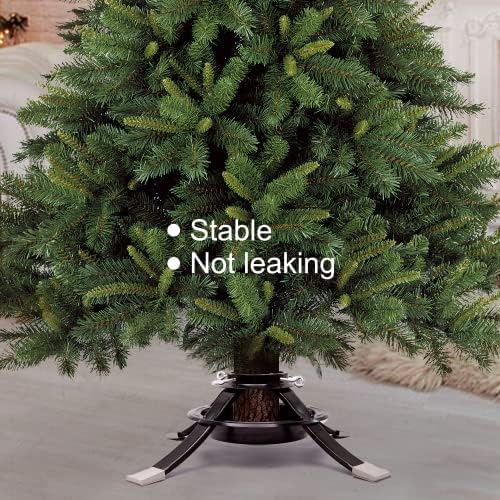 Large Christmas Tree Stand For Live Tree,Real Christmas Tree Base Fits for 2-Inch to 4.8-Inch Trunk,1-Gallon Water Capacity.(SIZE L) - Image 4