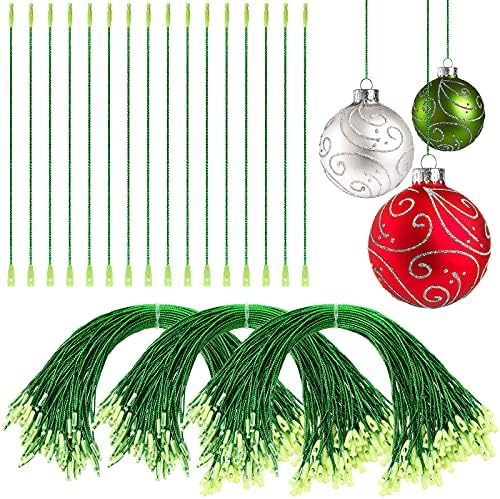 Nuanchu 300 Pcs Christmas Ornament Hangers, Green by Nuanchu