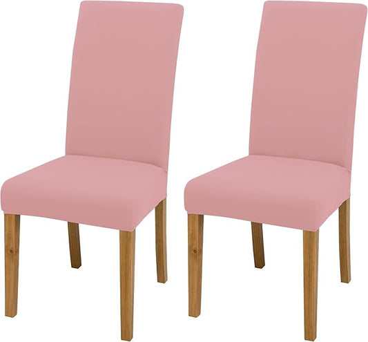 BIETYONE Dining Chair Covers,Dining Room Chair Covers Set of 2,Stretch Kitchen Chair Cover,Washable Dining Chair Cover,Parsons Chair Slipcovers Protective,for Home,Restaurant,Banquet
