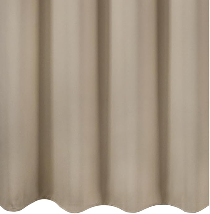 LEMOMO Blackout Curtains 52 x 90 inches Long Khaki Curtains Set of 2 Panels Thermal Insulated Room Darkening Curtains for Bedroom