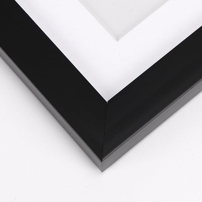Giftgarden 14 Pack Black Picture Frames with Mat for Various Sizes Photos, Assorted Matted Frame Set Including Two 11x14, Six 8x10, Six 5x7, Gallery Frame Collage for Wall or Tabletop Display