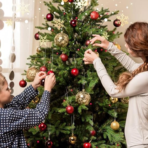 JUNEBRUSHS 600PCS Christmas Ornament Hooks, Ornament Hangers with Snap - Image 5