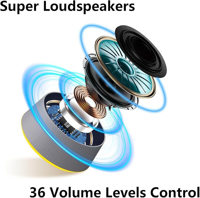 Brown Noise Sound Machine 30 Soothing Sounds White Noise Machine with 12 Night Light Colors Sleep Sound Machine for Adults Baby Kids Noise Canceling for Office Home Privacy Auto-Off Timer - Image 6