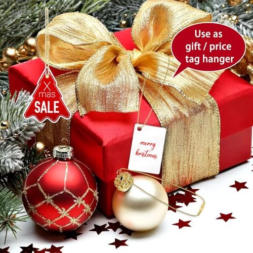 200 Pcs PreCut Christmas Ornament Hangers String, Ornament String Black for Xmas Holiday Party Hanging Decorations with Snap Fastener - Image 6