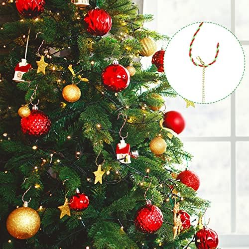 Peryiter 48 Pcs Christmas Ornament Hooks S Shaped Candy Cane Hangers Xmas - Image 4