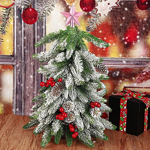 Hanaive Christmas Tree Topper Mini Star Small, Pink, 2.36 Inch, Plated - Image 3