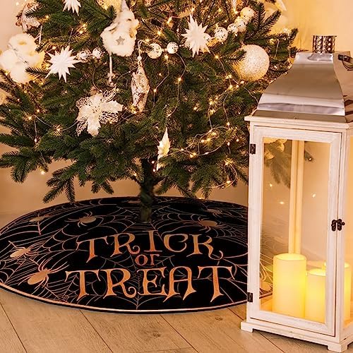 Halloween Trick or Treat Christmas Tree Skirt, 60 Inches - Image 5