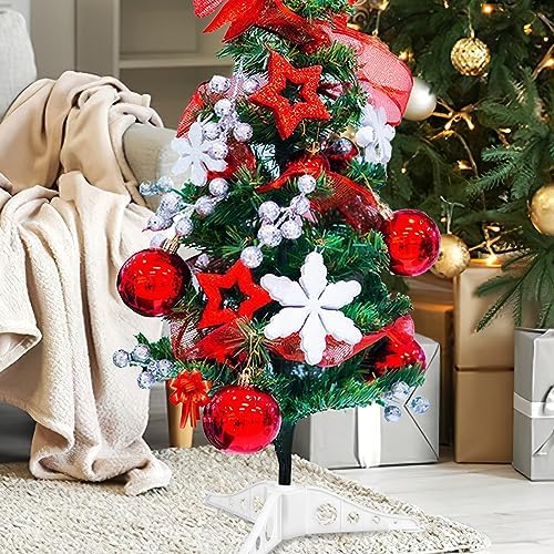 Toddmomy Christmas Tree Stand White Plastic Christmas Tree Stand Plastic Legs Replacement Artificial - Image 3
