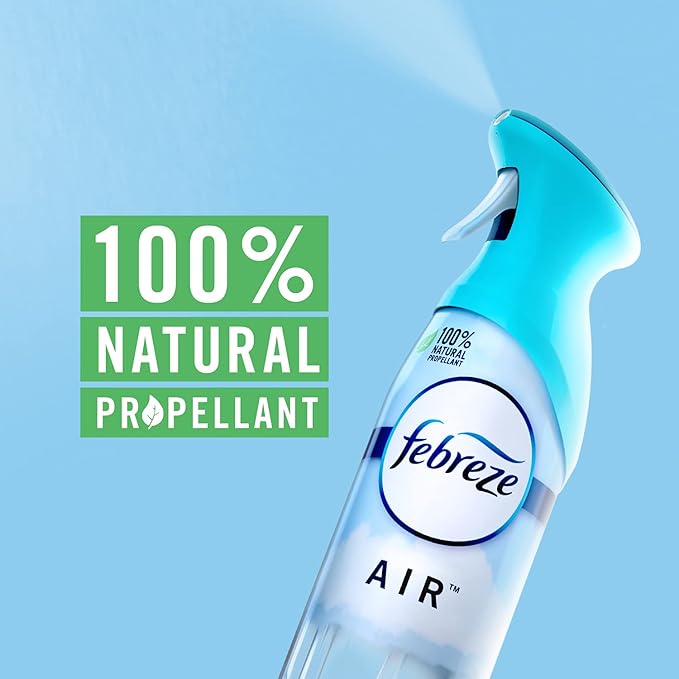 Febreze Air Mist Air Freshener Spray, Odor-Fighting Room Spray for Home and Bathroom and Kitchen, Aerosol Can, Refresh & Energize, Soothe & Restore, Romance & Desire Scent, 8.8oz, 3 Count